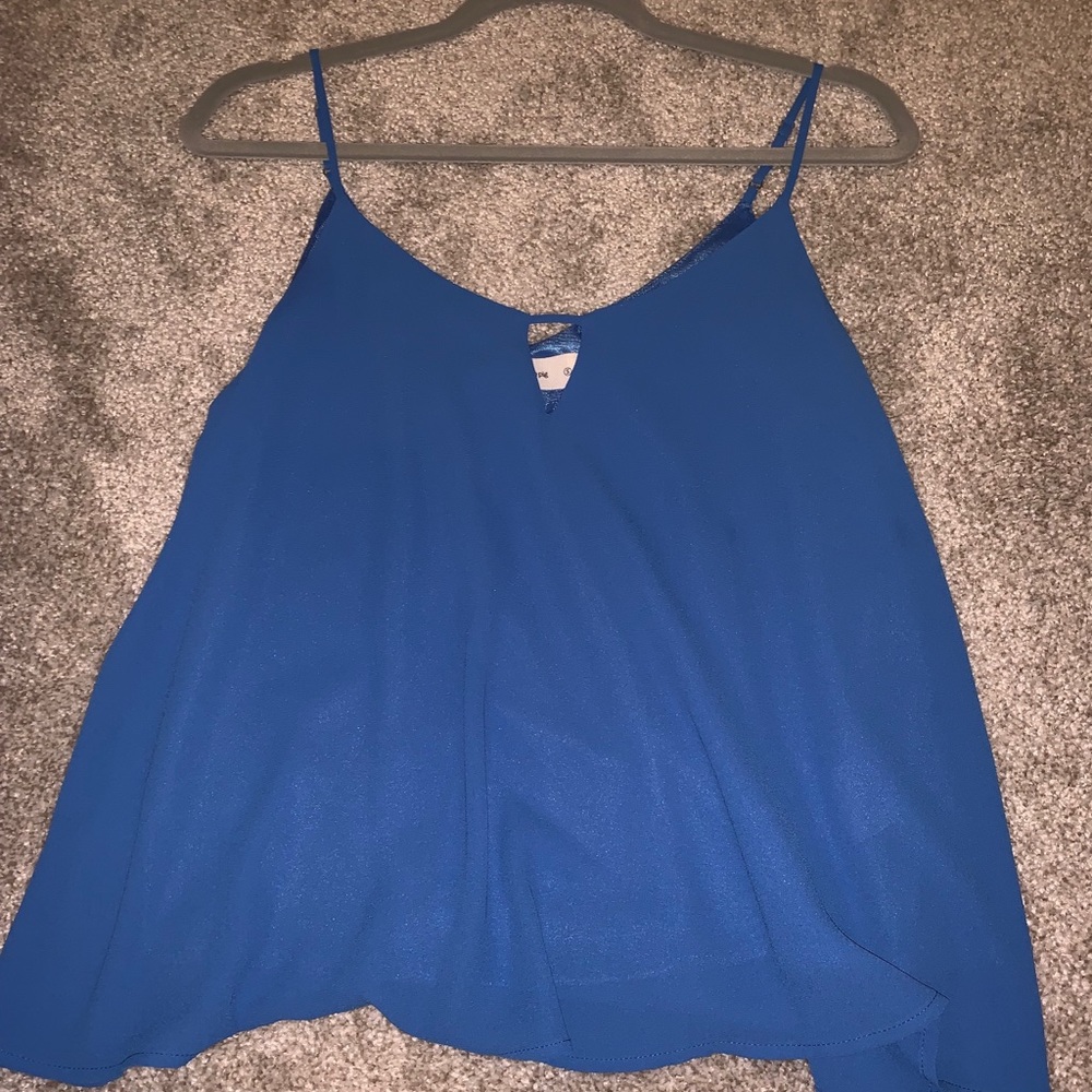 Blue tank top
